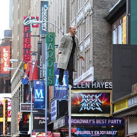 12 curiosas fotos del rodaje de Birdman