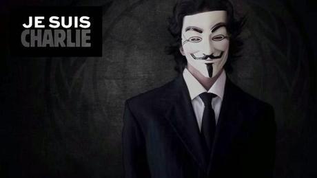 Anonymous lanza primer ataque en protesta al atentado de 'Charlie Hebdo'