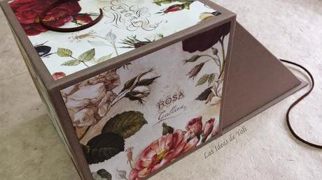 Caja joyero para anillos.