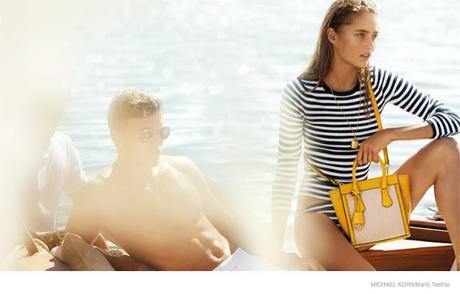 Karmen Pedaru se va de yate para la nueva campaña de Michael Kors