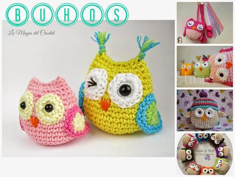 BÚHOS AMIGURUMI