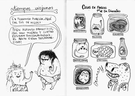 Tiempos viejunos y los frascos del Dr. Dinosaurio (Gatito Grotesco)