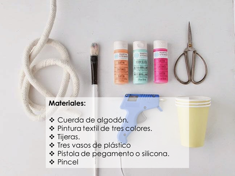 DIY SALVAMANTELES CON UNA CUERDA DE ALGODON