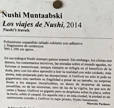 La gigante acostada en Puerto Madero. Los viajes de Nushi.