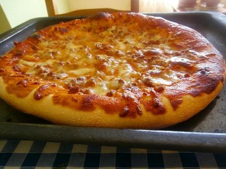 PIZZA BARBACOA CASERA