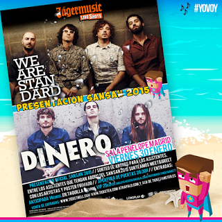 We Are Standard y Dinero, el 30 de enero en Madrid en la presentación del SanSan Festival