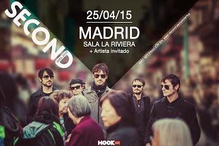 Second cerrarán gira el 25 de abril en La Riviera madrileña