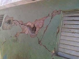 Temblor de tierra daña edificaciones en Las Salinas.