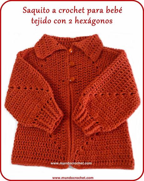 CARDIGANS PARA BEBÉS A CROCHET