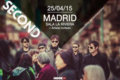 SECOND, FIN DE GIRA DE LA MONTAÑA RUSA: SÁBADO 25 DE ABRIL EN LA SALA LA RIVIERA