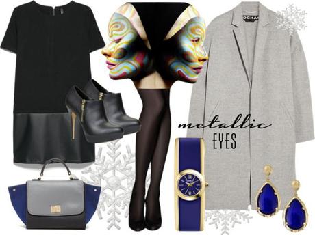 Invierno en negro y azul