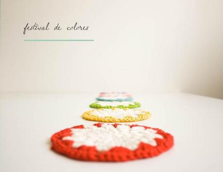 LAS COSAS QUE TEJÍ EN EL 2014 POSAVASOS GANCHILO