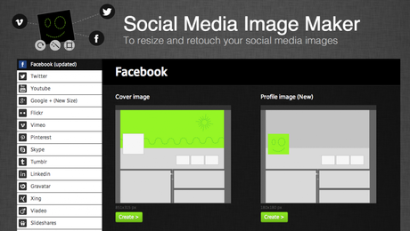 Herramientas de diseño para no diseñadores social media image maker