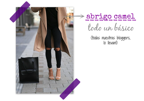 abrigo camel: todas lo llevan