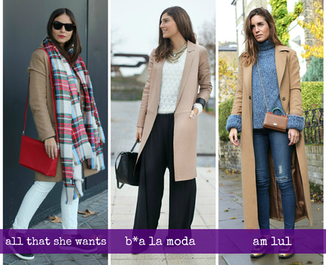 abrigo camel: todas lo llevan