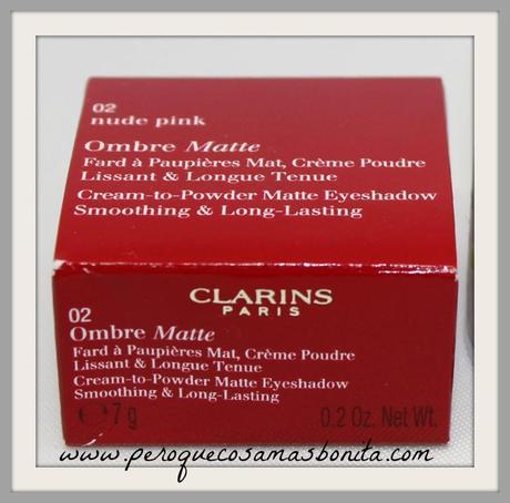 Sombra Nude Pink Ombre Matte de Clarins