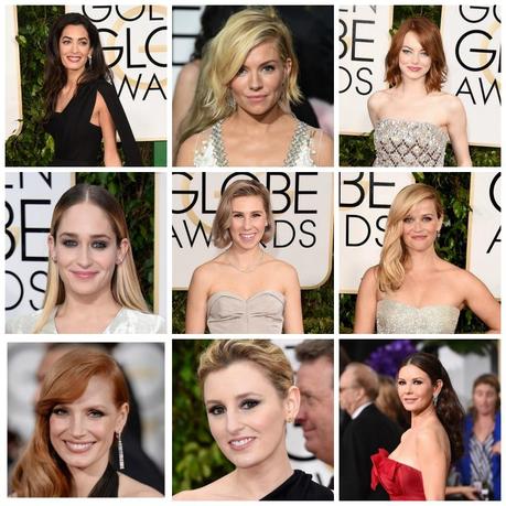 LOS MAQUILLAJES DE LOS GOLDEN GLOBES AWARDS 2015.