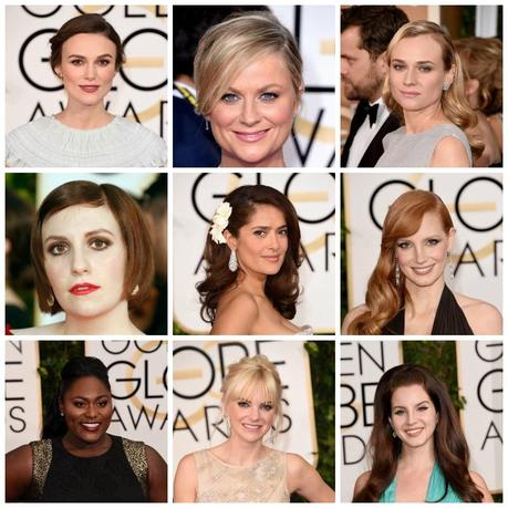 LOS MAQUILLAJES DE LOS GOLDEN GLOBES AWARDS 2015.