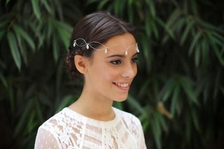 La Cala hilos de plata: tocados de novia que son una joya