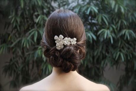 La Cala hilos de plata: tocados de novia que son una joya