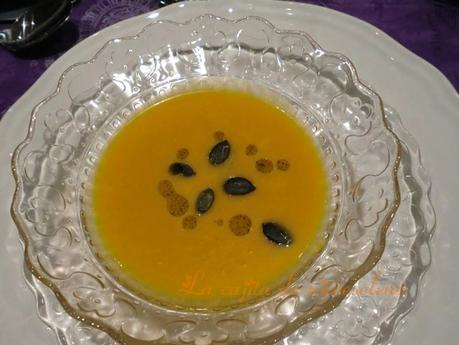 Crema de calabaza al curry
