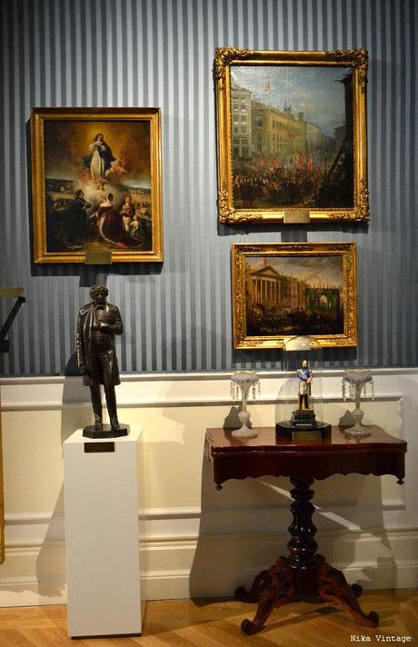 museo romantico, museo del romanticismo, sala de baile, mobiliario, isabelino, fernandino, sala Larra