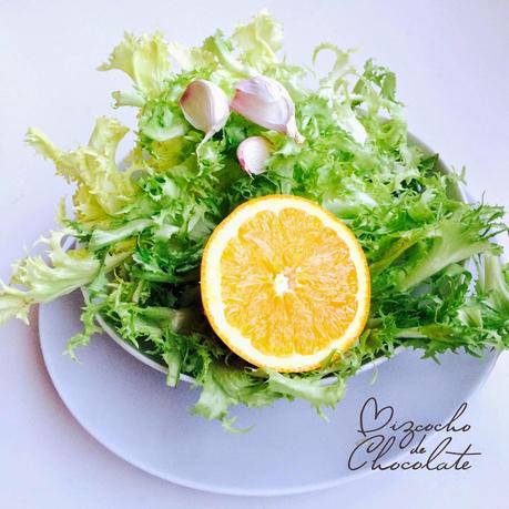 Ensalada de Escarola y fruta