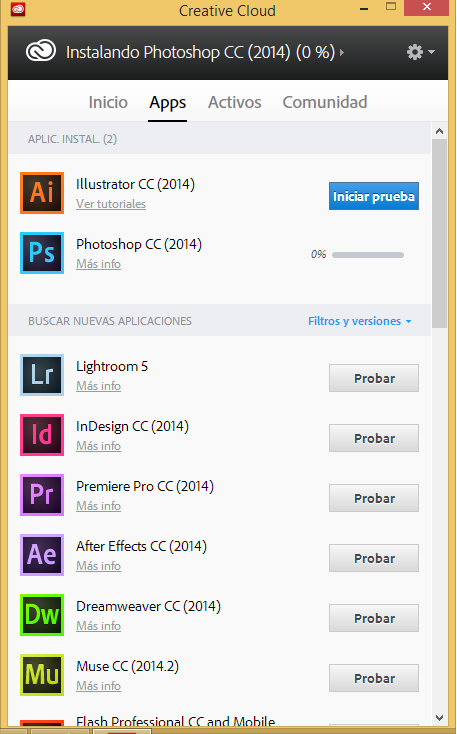 Como instalar Adobe Photoshop y cualquier otro programa de Adobe