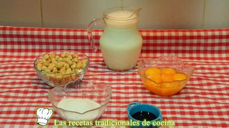 Receta de flan de avellanas