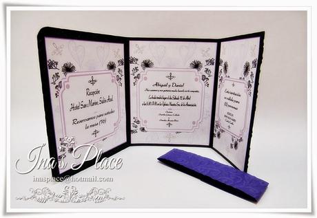 Invitaciones Bodas - Diseños con texturas.