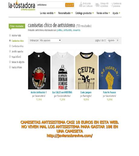 camisetas antisistema