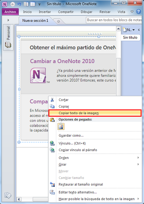 Como extraer texto de una imagen
