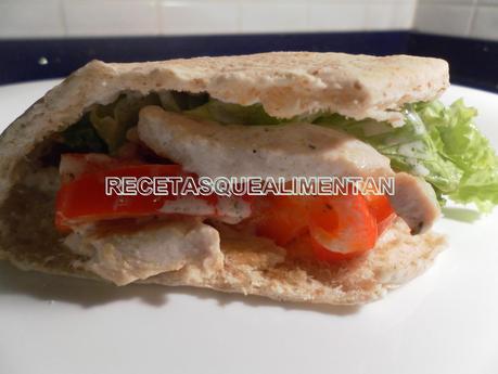 PAN PITA DE POLLO