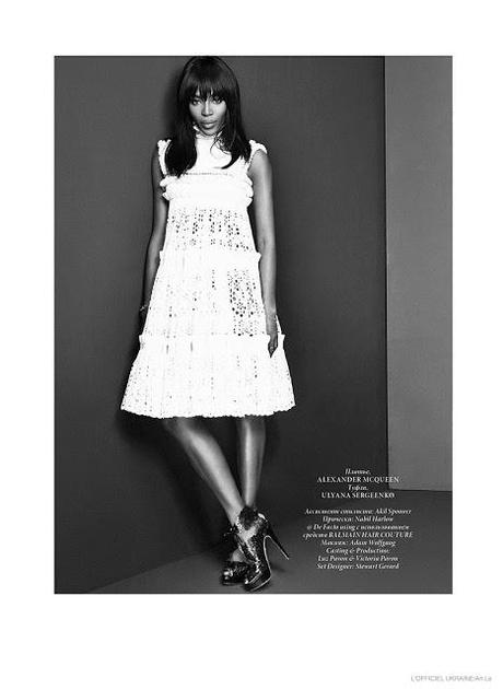 Naomi Campbell para L'Officiel Ucrania