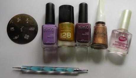 Flores de invierno: Hoy, Caléndula morada (look, manicura y outfit).