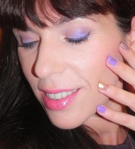 Flores de invierno: Hoy, Caléndula morada (look, manicura y outfit).