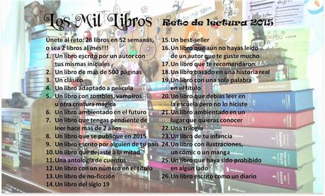 Reto 2015 Mil libros