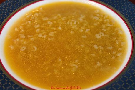 Sopa de letras con verdura