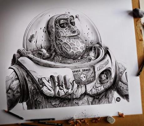 Distroy, ilustraciones asombrosas por PEZ Artwork