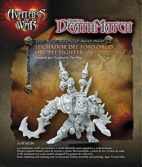 Luchador del foso Orco y Murmillo de Cirlea novedades de AoW(Tim Prow)
