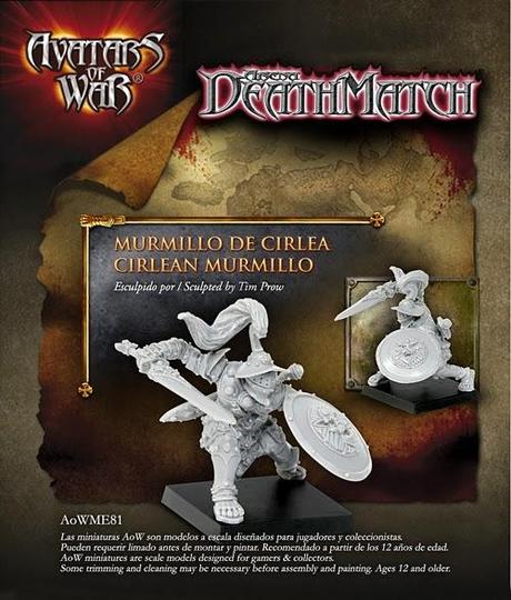 Luchador del foso Orco y Murmillo de Cirlea novedades de AoW(Tim Prow)
