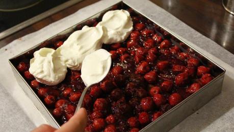 Tarta selva negra;black forest cake