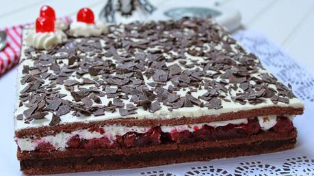 Tarta selva negra;black forest cake