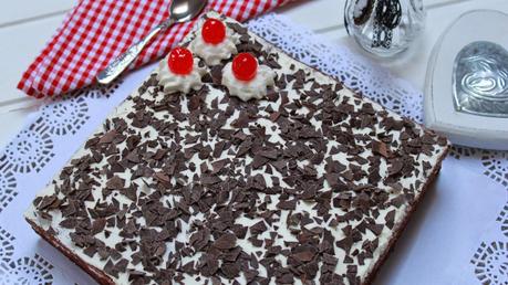 Tarta selva negra;black forest cake