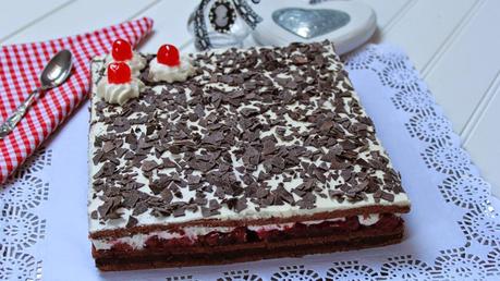 Tarta selva negra;black forest cake