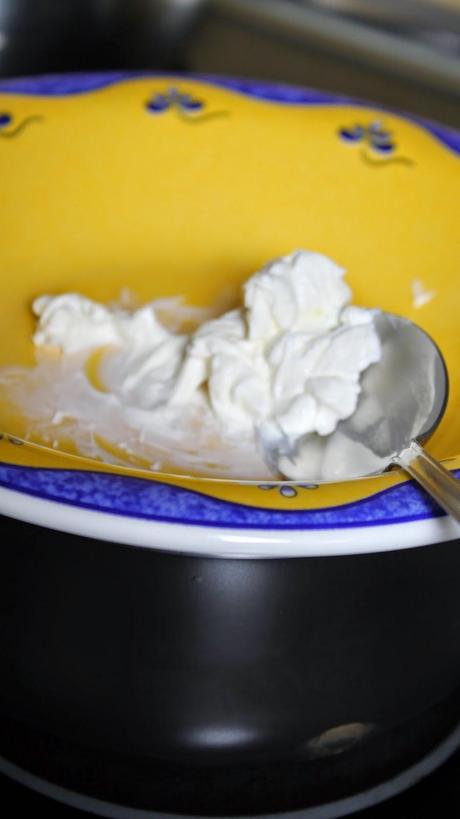 Tarta symphonie de queso, fresas y streusel almendras de P.hermé