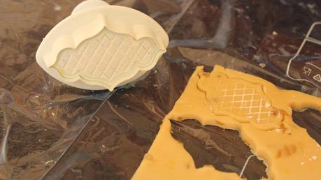 Galletas con mermelada y jengibre confitado