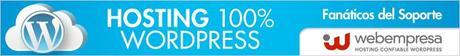 Hosting 100% WordPress alojamiento wordpress