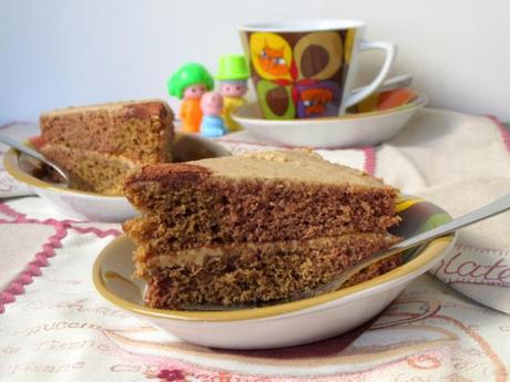 tarta de café y chocolate
