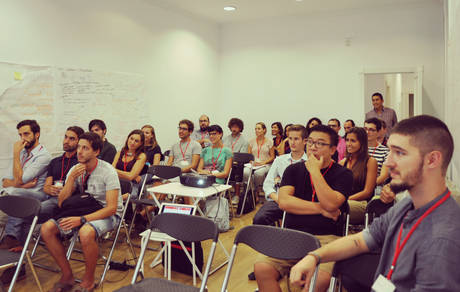 Emprendedores asistiendo a las jornadas de ALLSTARTUP